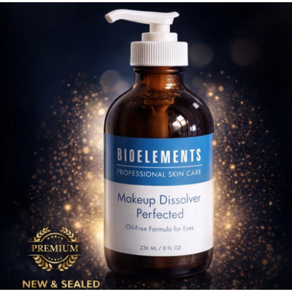 Bioelements Makeup Dissolver Perfected Non-Stinging Makeup Remover 236ml/8oz NEW